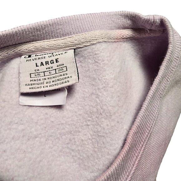 Champion‎ Vintage Ombre Purple Crewneck Sweater Size L Excellent Used Condition - Picture 3 of 6
